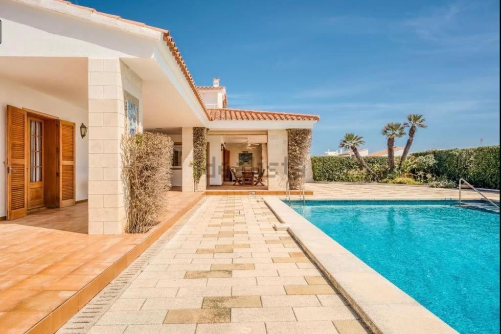 La Calma Espectacular Villa Con Jardin Y Piscina En Menorca S'Algar Exterior photo