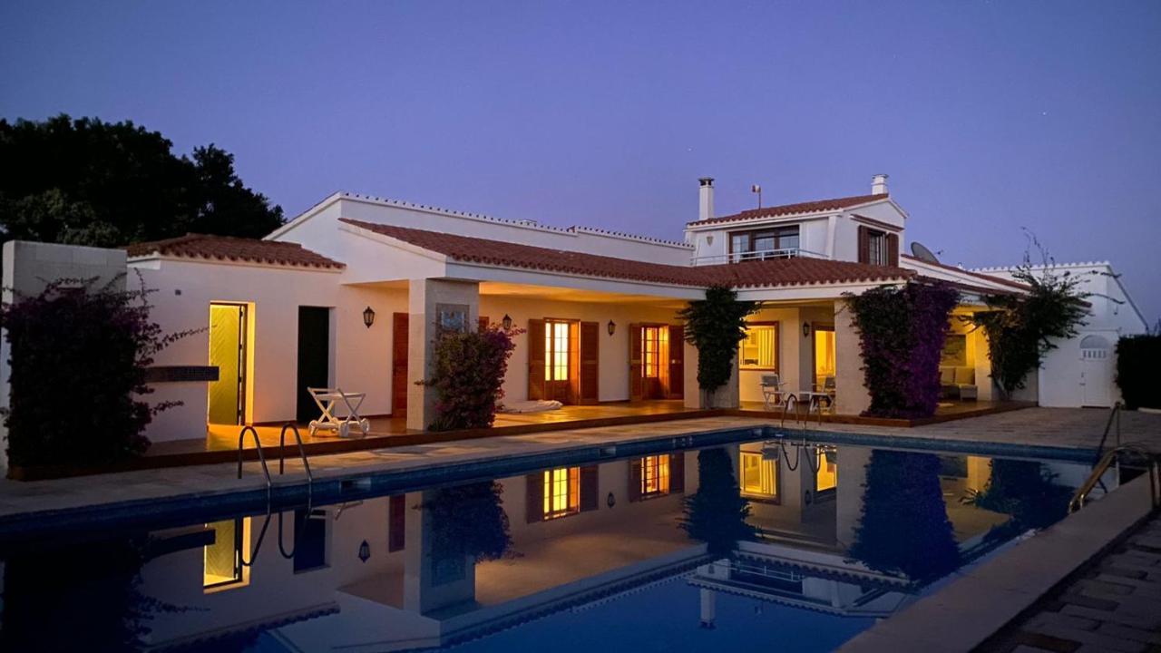 La Calma Espectacular Villa Con Jardin Y Piscina En Menorca S'Algar Exterior photo